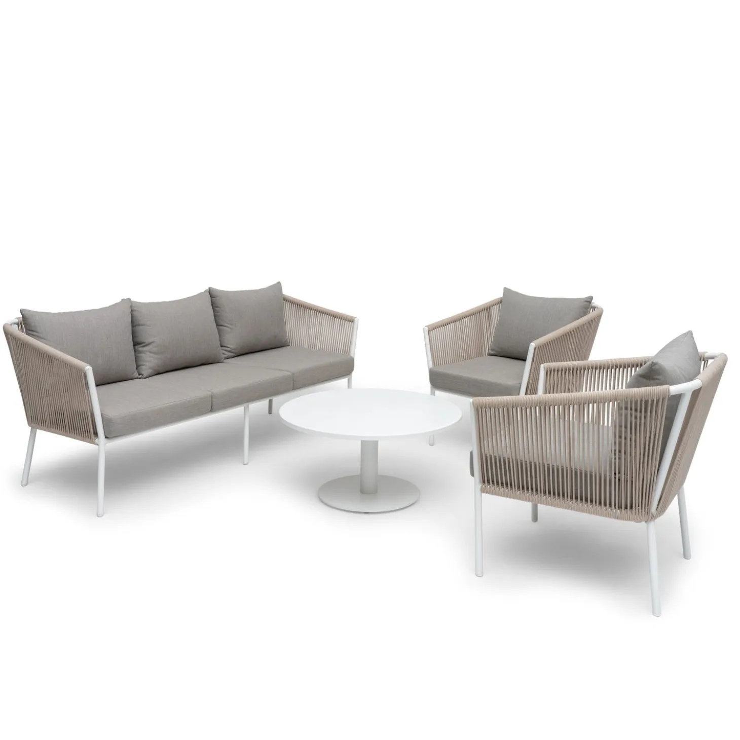 Lersund Utesoffa Vit/Beige