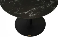 Levang Sidobord Rund 60cm Svart
