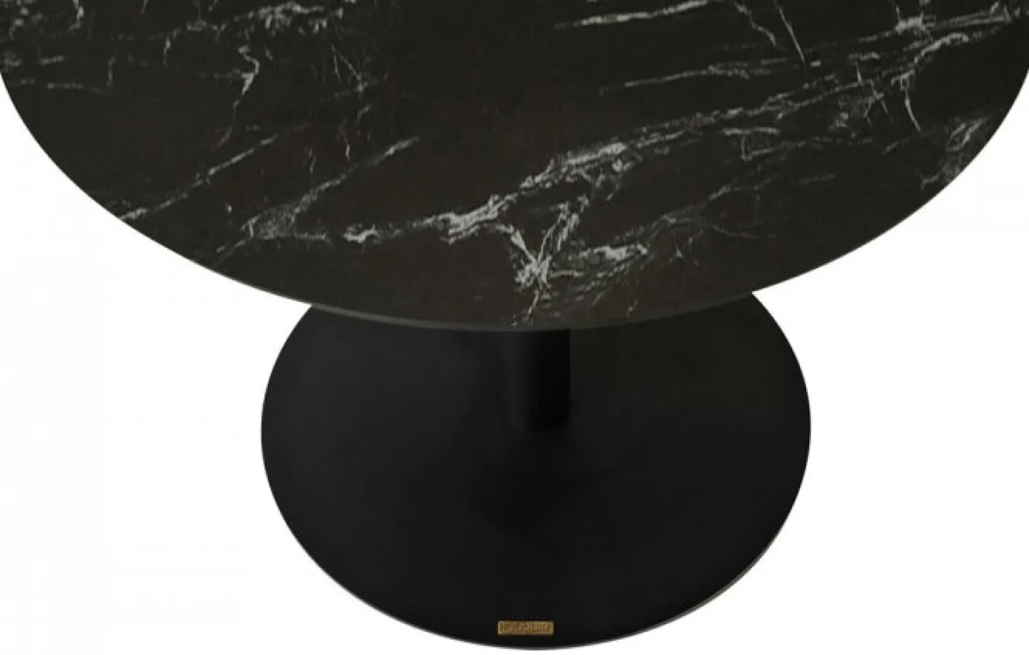 Levang Sidobord Rund 60cm Svart