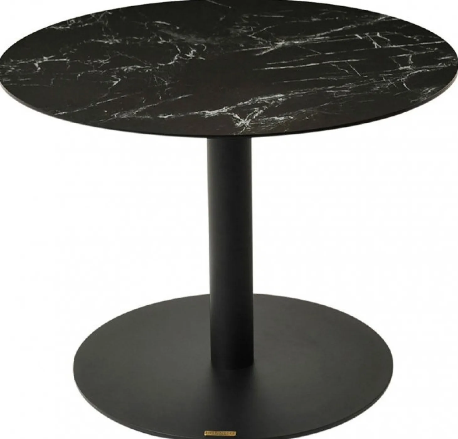 Levang Sidobord Rund 60cm Svart