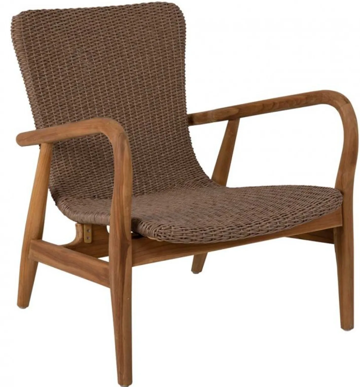 Lilja Fåtölj Teak/Konstrotting
