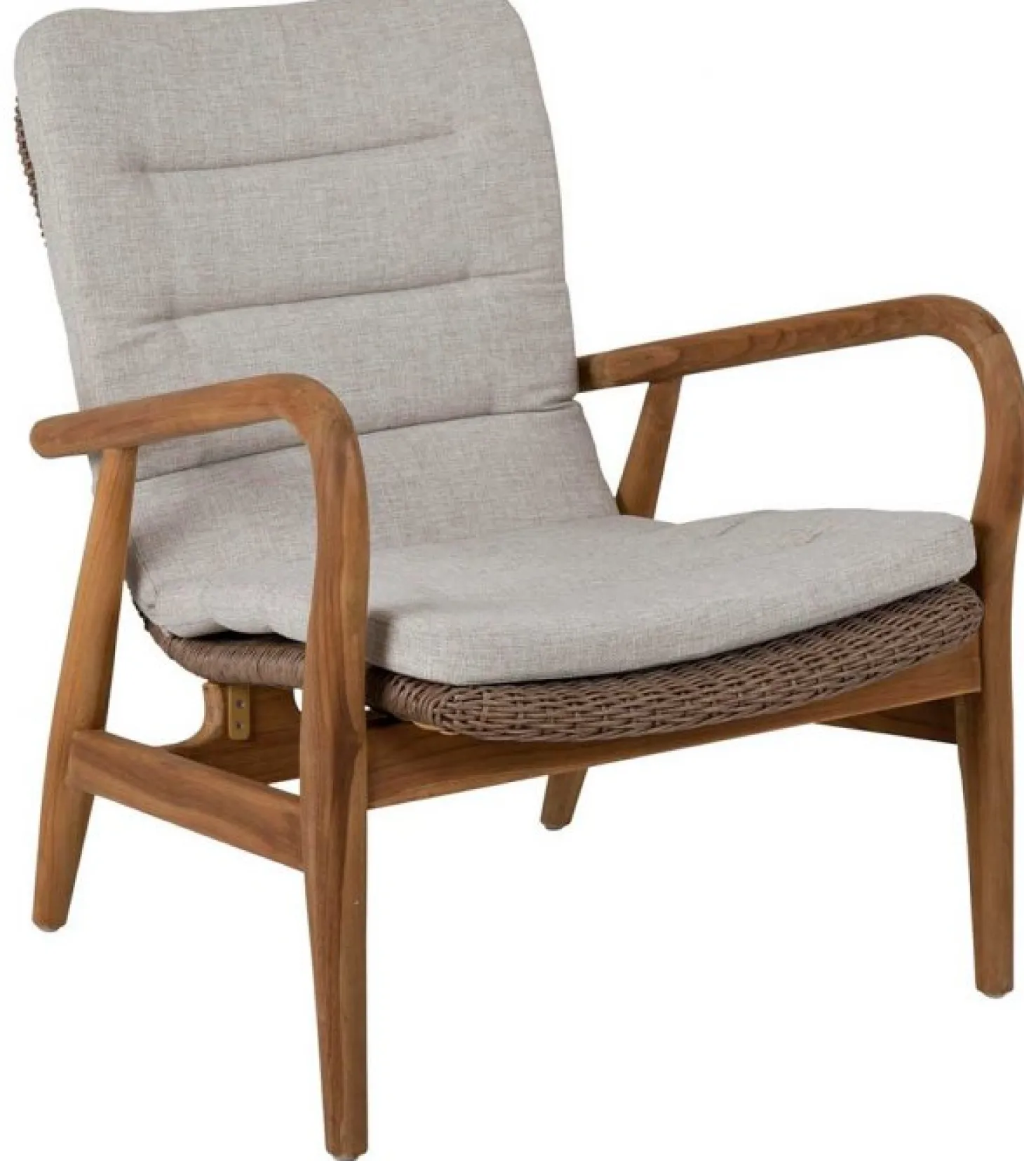 Lilja Fåtölj Teak/Konstrotting