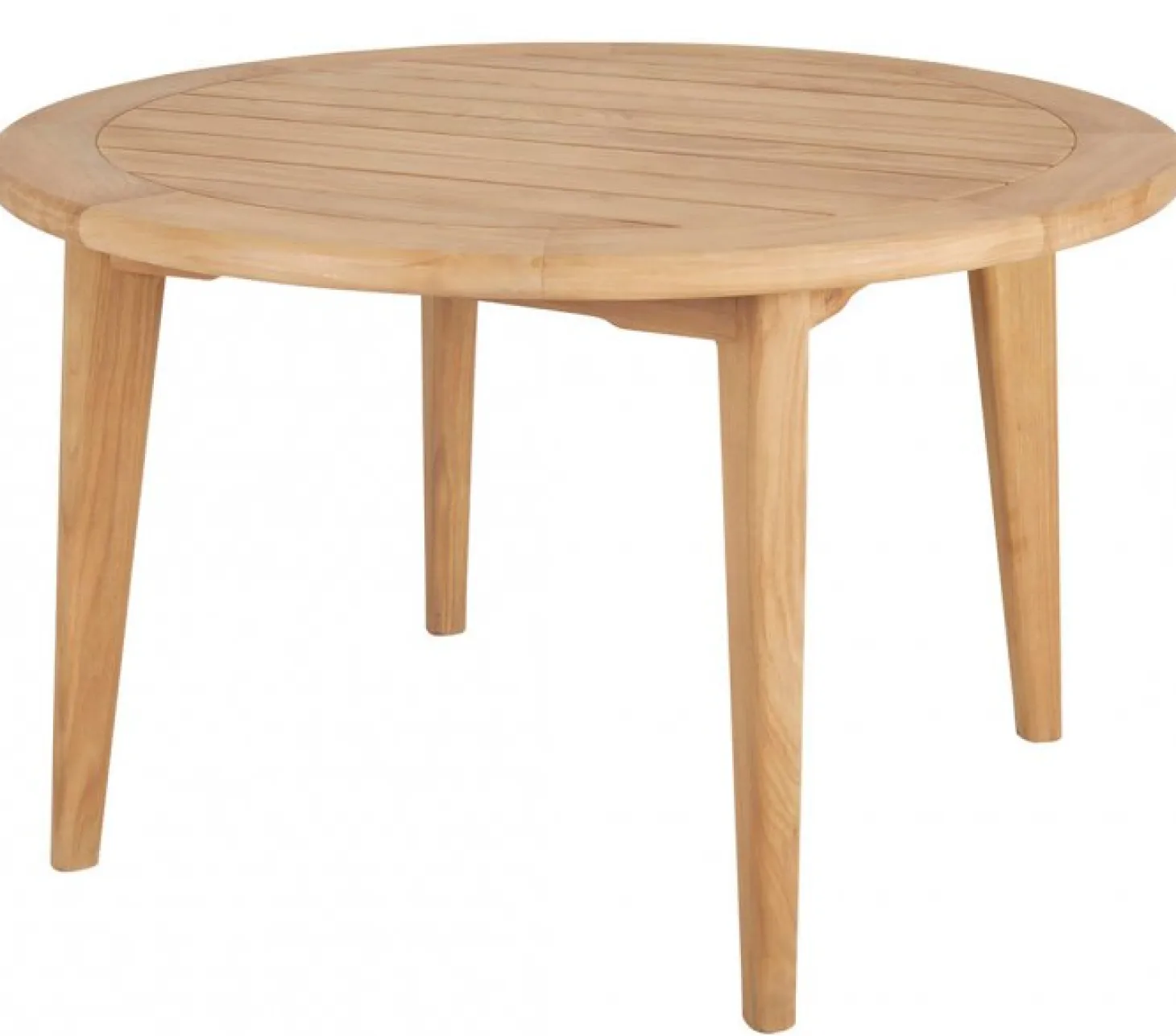 Lilja Matgrupp Rund 120 cm Teak ink Delia Karmstolar 4st