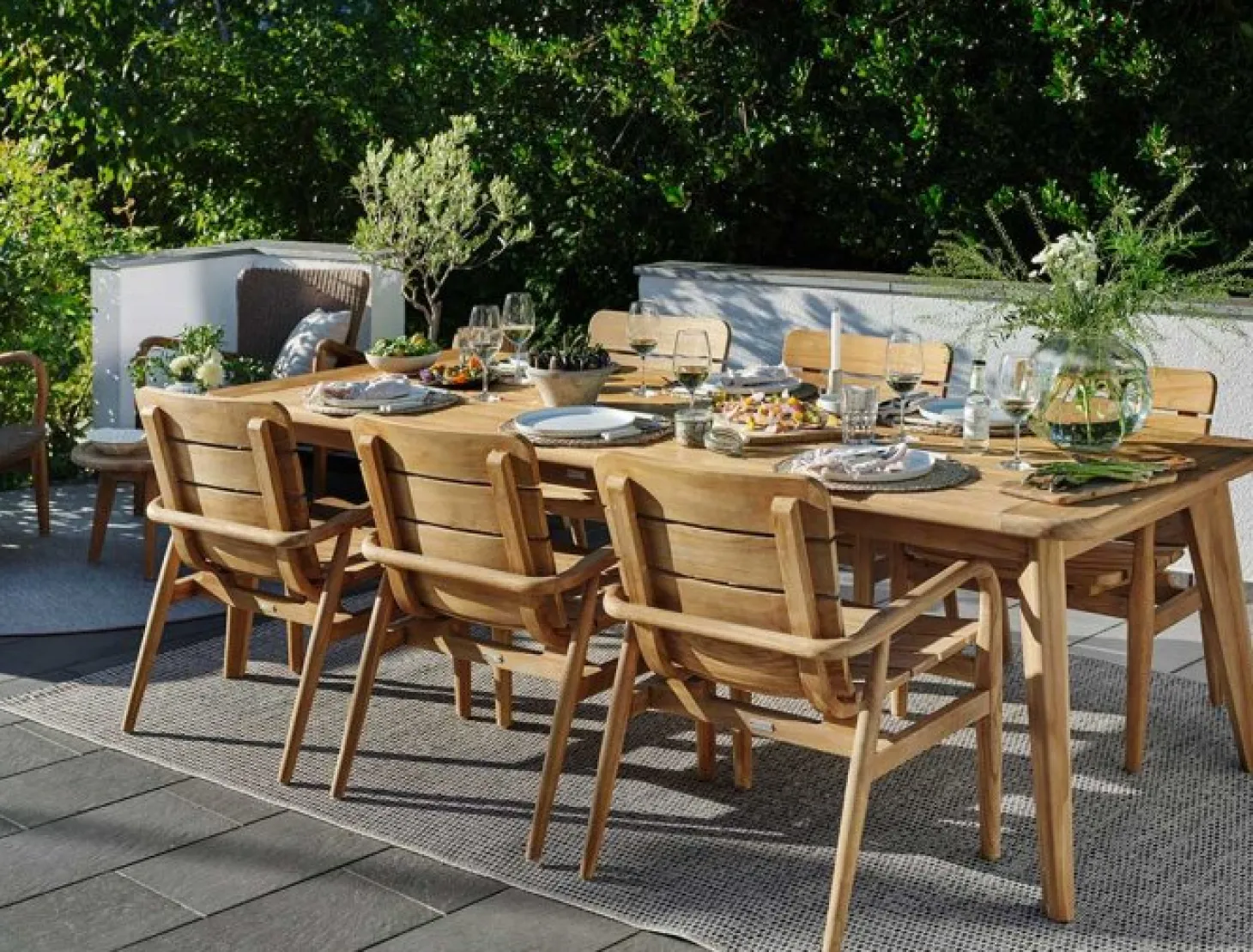Lilja Matstol Teak/Konstrotting