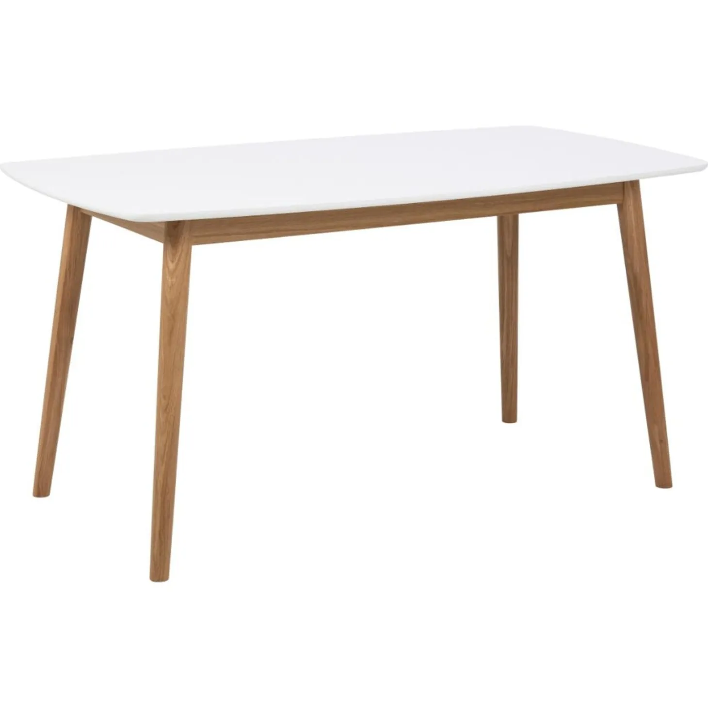 Lillesand Matbord 150x80 cm Vit/Ek