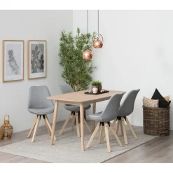 Lillesand Matbord 150x80 cm Vitpigmenterad Ek