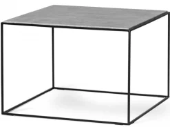 Lime Soffbord 70x70cm Svart/Grå