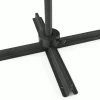 Linz Parasoll Ø300 cm Rund Antracit/Beige