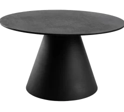 Liora Sidobord 59 cm Rund Svart / Grå Keramik