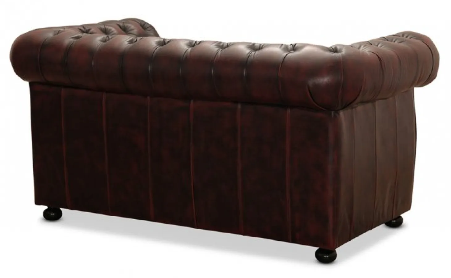 Liverpool Chesterfield soffa 2-sits Burgundy