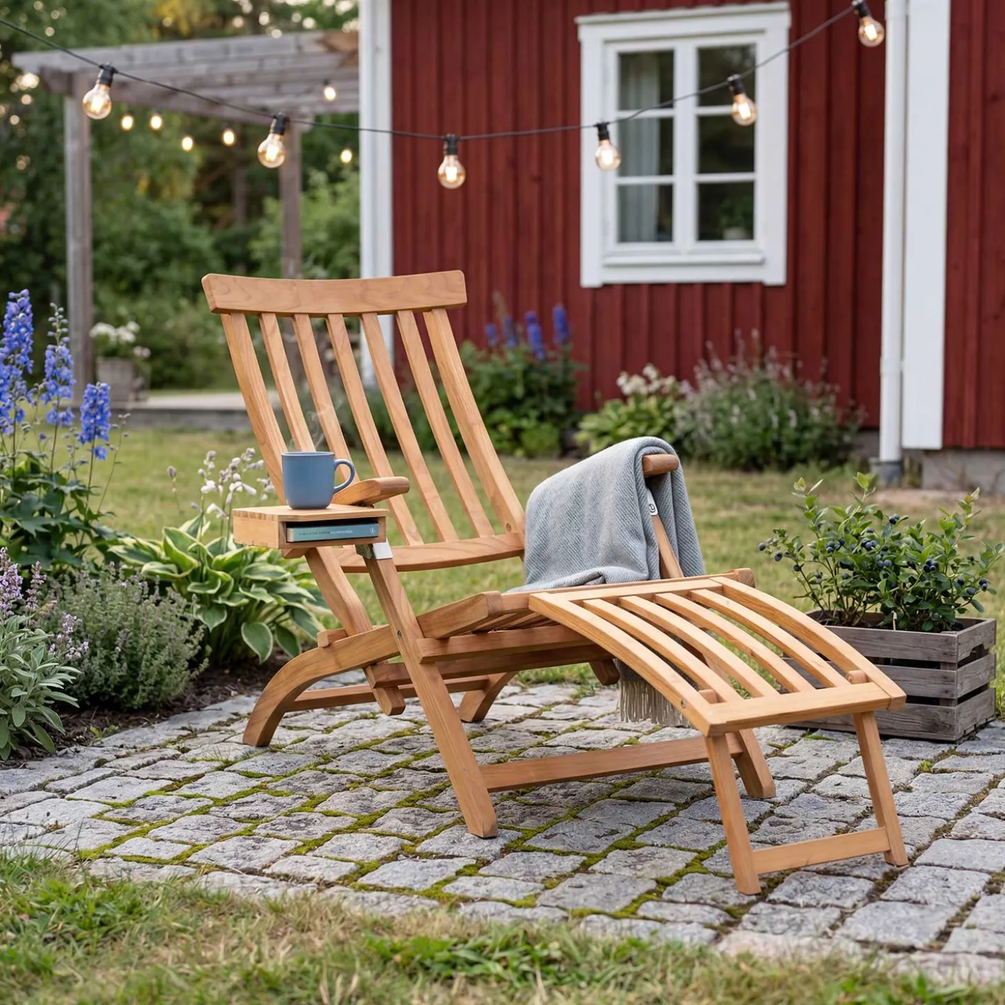 Lobby Däckstol Teak