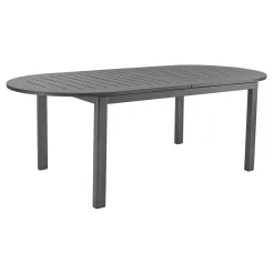 Lomma Matbord Elipse 220-280x110 cm Antracit