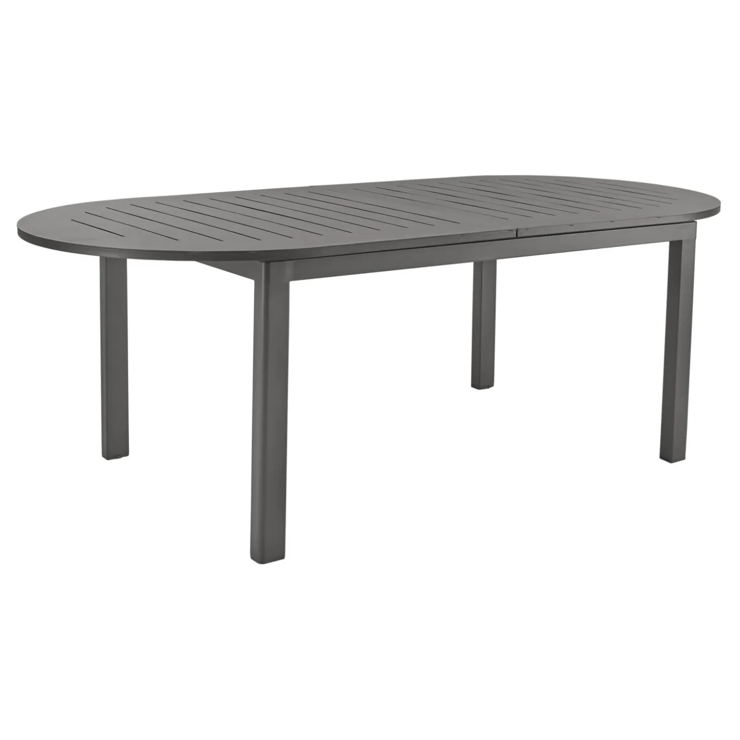 Lomma Matbord Elipse 220-280x110 cm Antracit