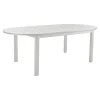 Lomma Matbord Elipse 220-280x110 cm Light Grey