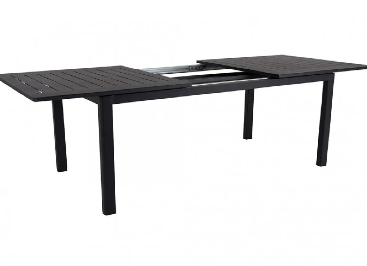 Lomma Matbord 100x194-312 cm Svart