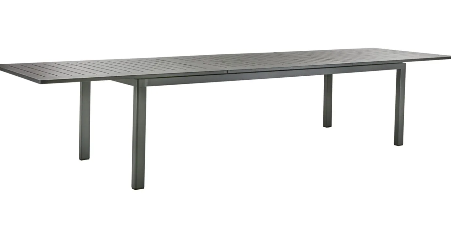 Lomma XL 260-380x100 cm Utebord Antracit