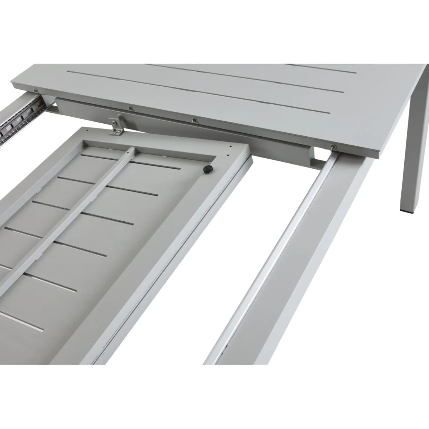 Lomma XL 260-380x100 cm Utebord Light Grey