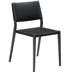 Loop Stol Black, Antiquet Brass