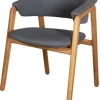 Luna Stol Grå/Teak