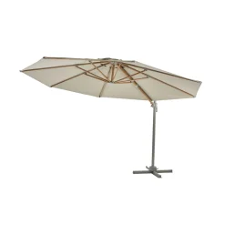 Luzzi Frihängande Parasoll Beige, 350 cm