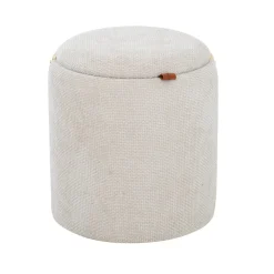 Lykke Puff Trähandtag Beige