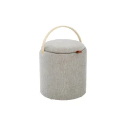 Lykke Puff Trähandtag Grå/brun
