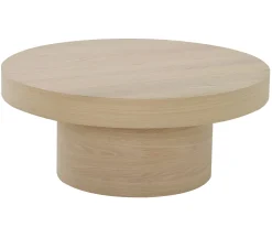 Lynor Soffbord 70 cm Vitpigmenterad Ek