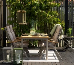 Lyon Bord 100x224-304 cm Khaki/Teak