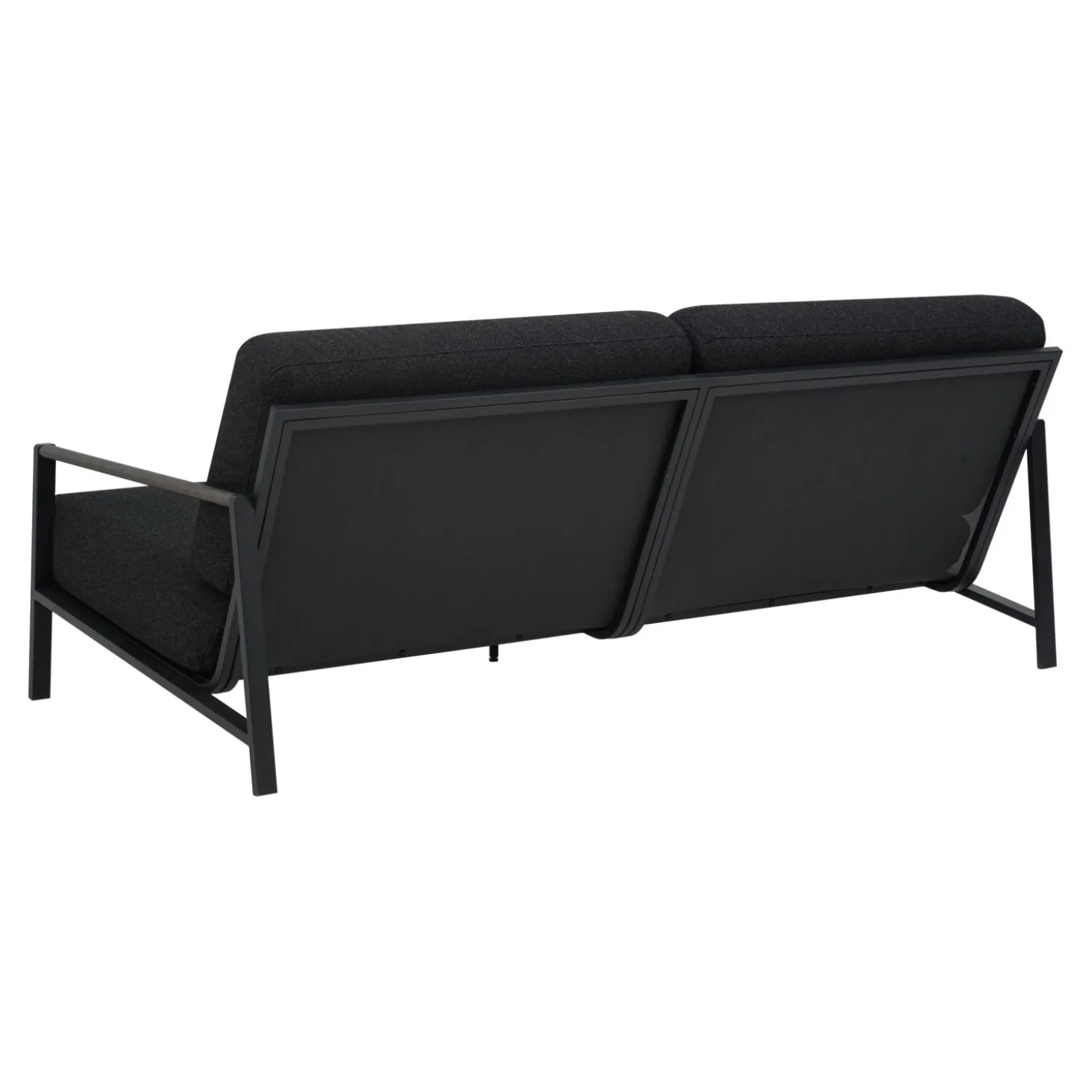 Lyra 2,5-sits Soffa 193x99 cm Svart/Teddy Black