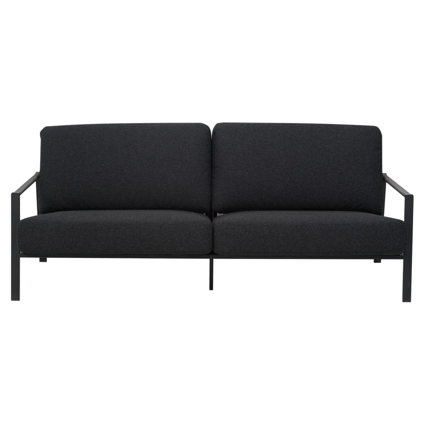Lyra 2,5-sits Soffa 193x99 cm Svart/Teddy Black