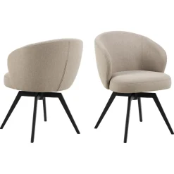 Maribo Karmstol Alea tyg Beige