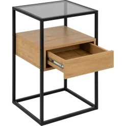 Massy Sängbord 60x40x35 cm Vild Ek