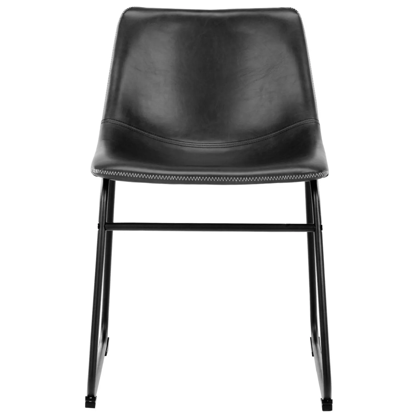 Mathilde Matstol PU Vintage Svart
