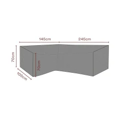 Möbelskydd till HörnSoffa Andas 245/145x105x70 cm