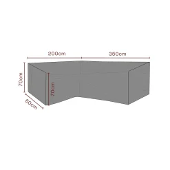 Möbelskydd till HörnSoffa Andas 350/200x80x70 cm