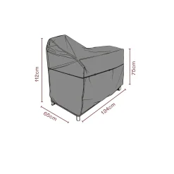 Möbelskydd till Utekök 124x65x75/112 cm