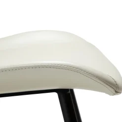 Medusa Stol Bone White Art.Leather, Black