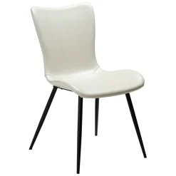Medusa Stol Bone White Art.Leather, Black