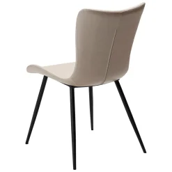 Medusa Stol Cashmere Art.Leather, Black