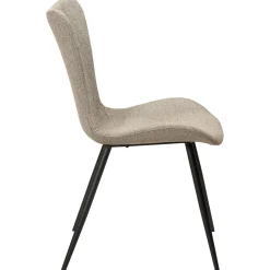 Medusa Stol Pebble Earth Bouclé, Black