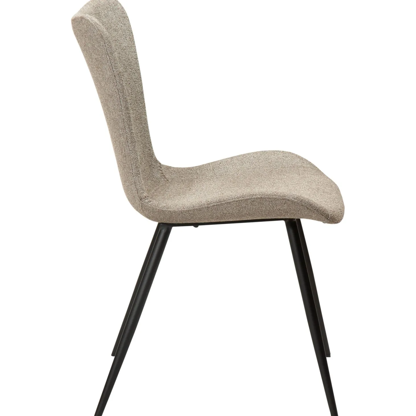 Medusa Stol Pebble Earth Bouclé, Black