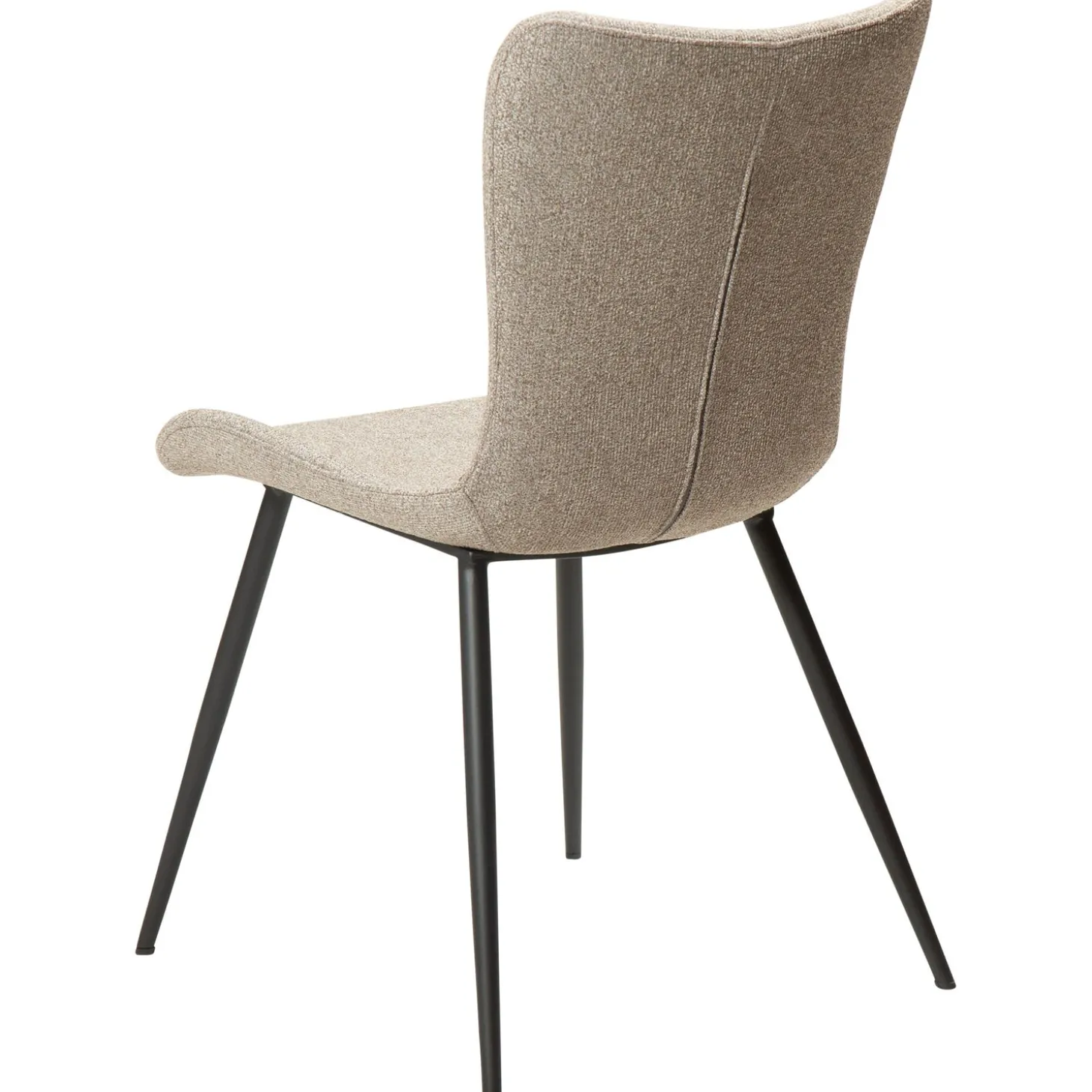 Medusa Stol Pebble Earth Bouclé, Black