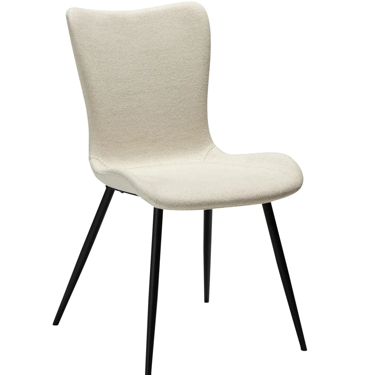 Medusa Stol Simply Beige Bouclé, Black