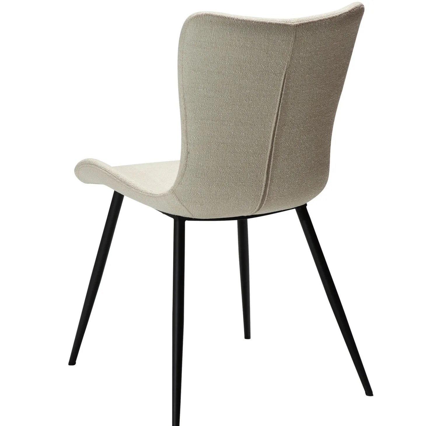 Medusa Stol Simply Beige Bouclé, Black