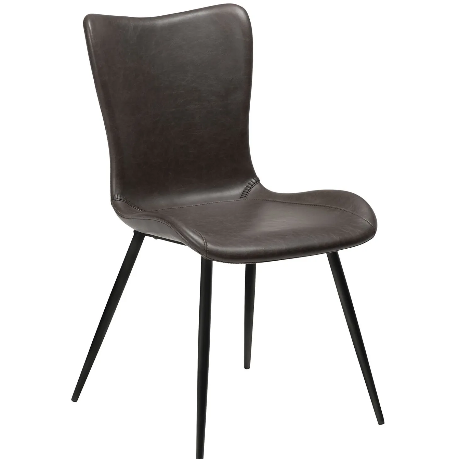 Medusa Stol Vintage Grey Art.Leather, Black