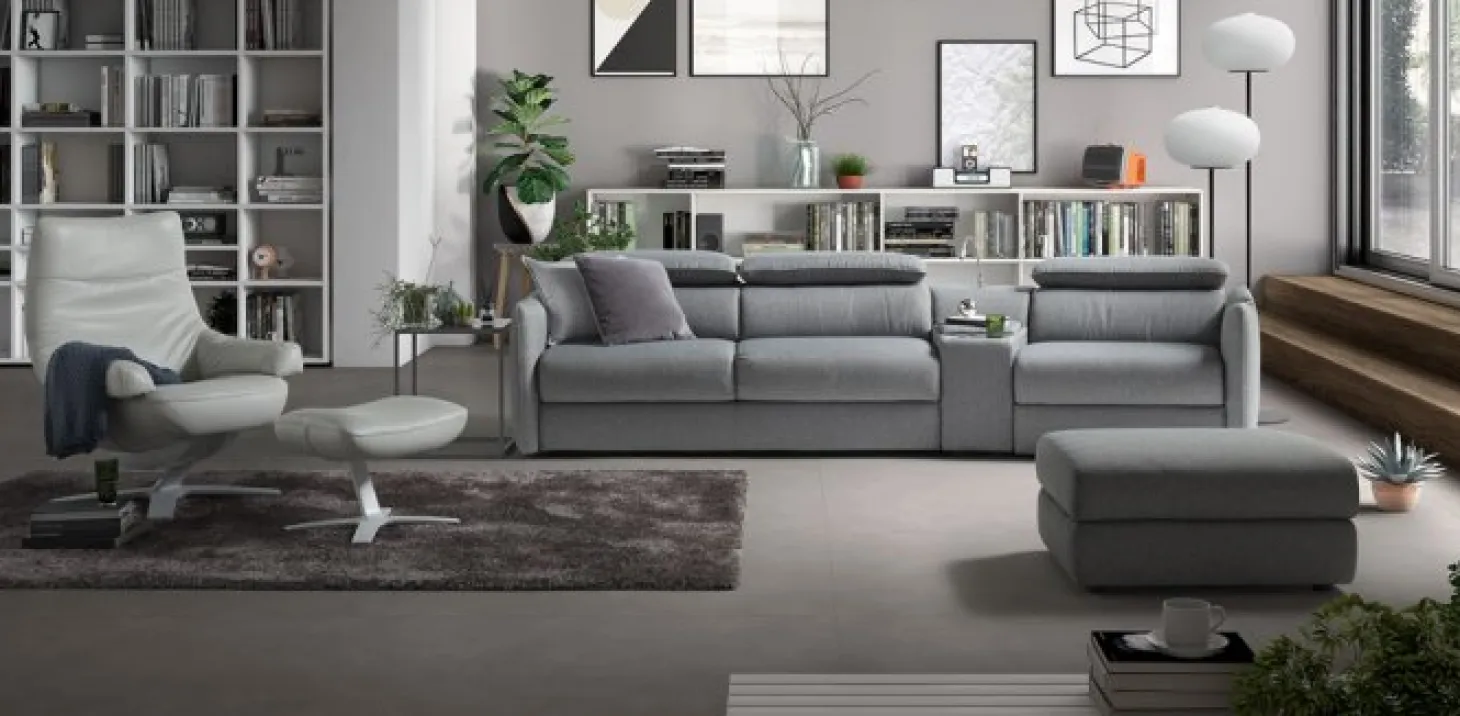 Meraviglia B995 2-Sits Reclinersoffa med mugghållare