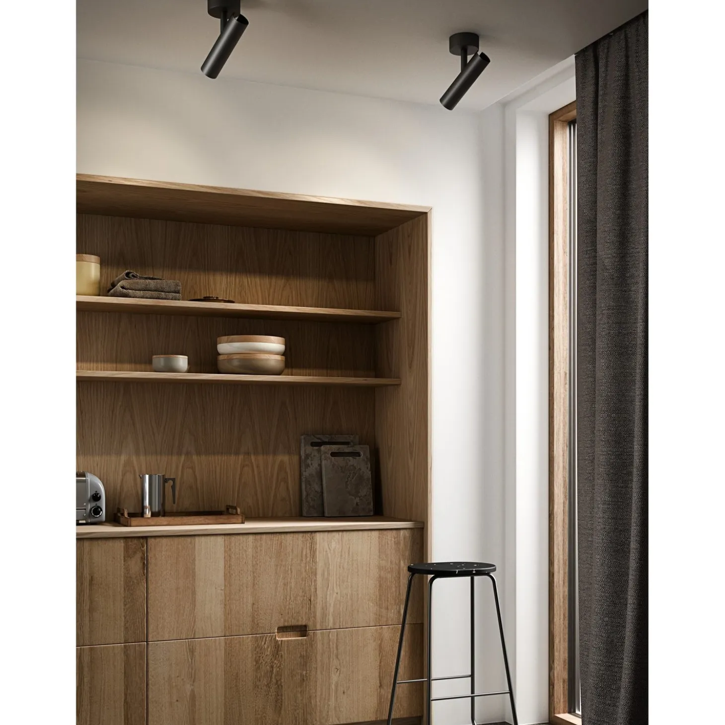 Mib Plafond Svart