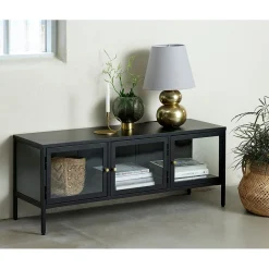 Milano Mediabänk 132 cm svart
