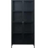 Milano Skåp 190 cm svart Glas