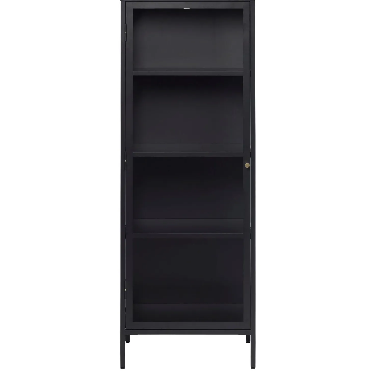 Milano Skåp 160 cm svart Glas
